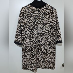 ZARA Leopard Shift Dress